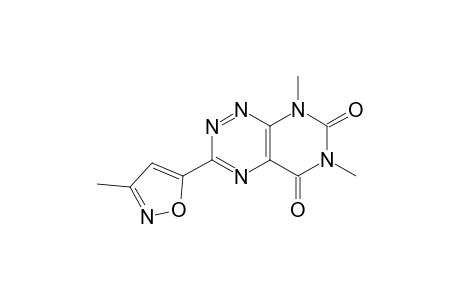 Pyrimido[5,4-e]-1,2,4-triazine-5,7(6H,8H)-dione,6,8-dimethyl-3-(3-methyl-5-isoxazolyl)-
