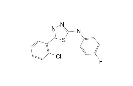 5-(2-Chlorophenyl)-N-(4-fluorophenyl)-1,3,4-thiadiazol-2-amine