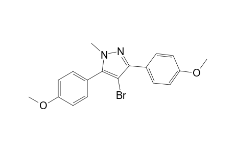 4-Bromo-3,5-bis(4-methoxyphenyl)-1-methyl-1H-pyrazole