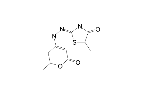 5-METHYL-1,3-THIAZOLIDINE-2,4-DIONE-2-[(2-METHYL-6-OXO-3,6-DIHYDRO-2H-PYRAN-4-YL)-HYDRAZONE]