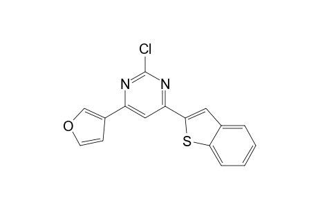 4-(1-benzothiophen-2-yl)-2-chloranyl-6-(furan-3-yl)pyrimidine
