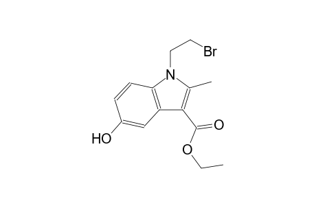 ethyl 1-(2-bromoethyl)-5-hydroxy-2-methyl-1H-indole-3-carboxylate