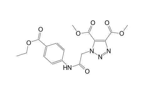 dimethyl 1-{2-[4-(ethoxycarbonyl)anilino]-2-oxoethyl}-1H-1,2,3-triazole-4,5-dicarboxylate