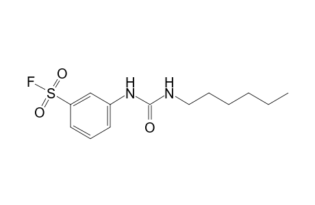 m-(3-hexylureido)benzenesulfonyl fluoride