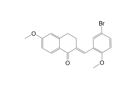 (2E)-2-(5-bromo-2-methoxybenzylidene)-6-methoxy-3,4-dihydro-1(2H)-naphthalenone