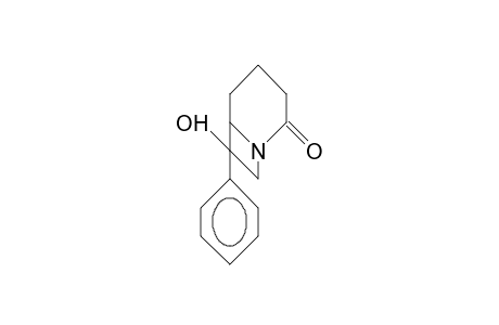 cis-7-Hydroxy-7-phenyl-1-aza-bicyclo(4.2.0)octan-2-one
