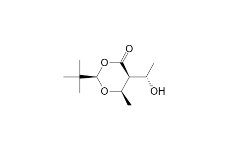 (1'S,2R,5S,6R)-2-t-butyl-5-[1'-hydroxyethyl]-6-methyl-1,3-dioxan-4-one