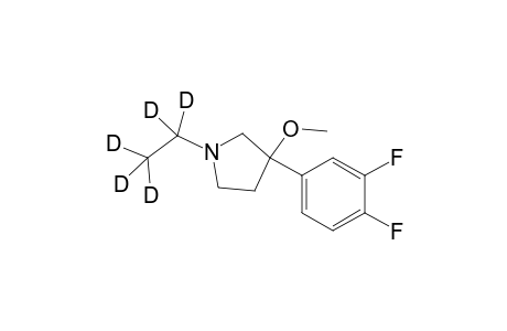 3-(3,4-difluorophenyl)-1-(ethyl-d5)-3-methoxypyrrolidine
