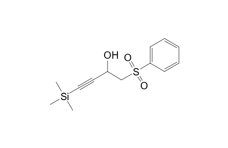 1-(benzenesulfonyl)-4-trimethylsilyl-3-butyn-2-ol