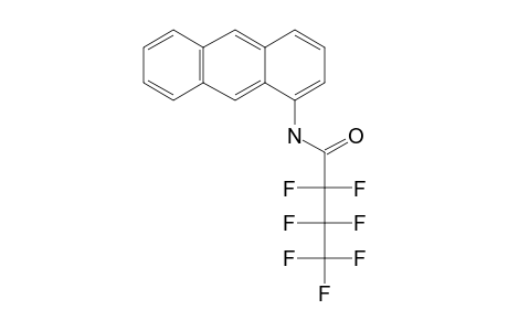 1-Aminoanthracene, N-heptafluorobutyryl-