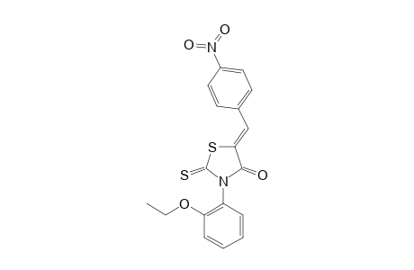 (Z)-5-(4-NITROBENZYLIDENE)-3-N-(2-ETHOXYPHENYL)-2-THIOXOTHIAZOLIDIN-4-ONE