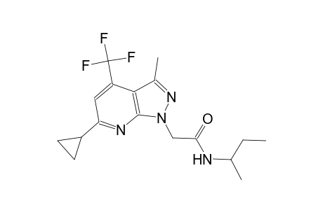 1H-pyrazolo[3,4-b]pyridine-1-acetamide, 6-cyclopropyl-3-methyl-N-(1-methylpropyl)-4-(trifluoromethyl)-