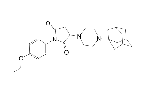 3-(4-Adamantan-1-yl-piperazin-1-yl)-1-(4-ethoxy-phenyl)-pyrrolidine-2,5-dione