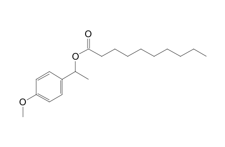 rac-1-(4-Methoxyphenyl)ethyl decanoate