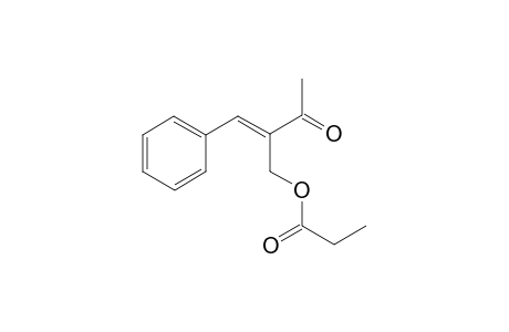 (E)-4-Phenyl-3-propanoyloxymethyl-3-buten-2-one