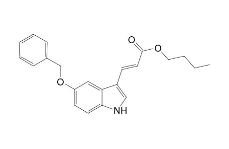 (E)-butyl 3-(5-(benzyloxy)-1H-indol-3-yl)acrylate