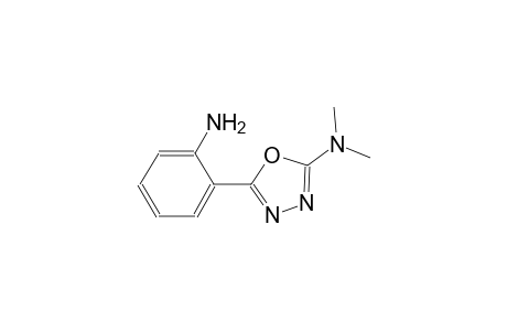 5-(2-aminophenyl)-N,N-dimethyl-1,3,4-oxadiazol-2-amine