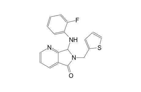 5H-pyrrolo[3,4-b]pyridin-5-one, 7-[(2-fluorophenyl)amino]-6,7-dihydro-6-(2-thienylmethyl)-