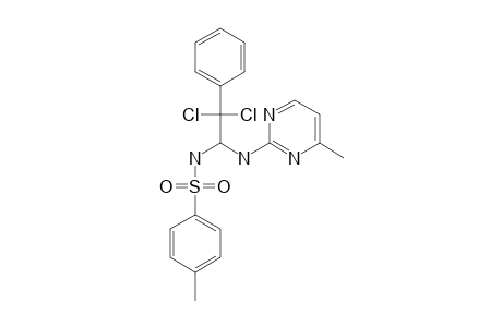 N-[2,2-DICHLORO-1-[(4-METHYLPYRIMIDIN-2-YL)-AMINO]-2-PHENYL-ETHYL]-4-METHYL-BENZENESULFONAMIDE