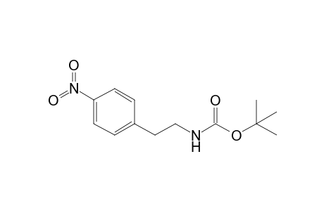N-[2-(4-nitrophenyl)ethyl]carbamic acid tert-butyl ester