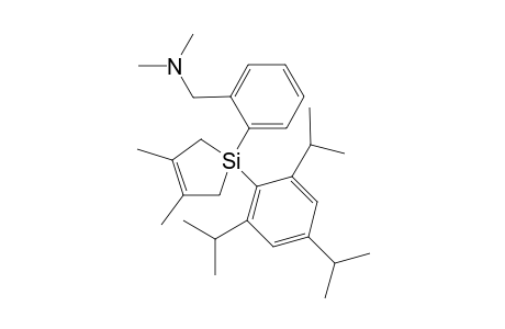 1-[2-(Dimethylaminomethyl)phenyl]-1-[2,4,6-tris(isopropyl)phenyl-3,4-dimethyl-1-silacyclopent-3-ene