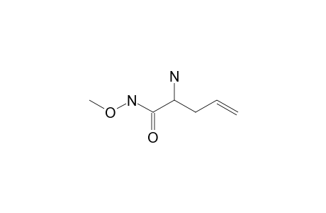 2-AMINO-N-METHOXY-4-PENTENAMIDE