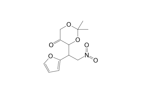 2,2-Dimethyl-4-[1-(2-furyl)-2-nitroethyl]-1,3-dioxan-5-one