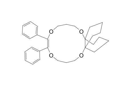 7,8-Diphenyl-2,6,9,13-tetraoxatricyclo[12.4.4.0(1,14)]docos-7-ene