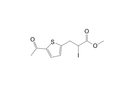 3-(5-acetyl-2-thienyl)-2-iodo-propionic acid methyl ester
