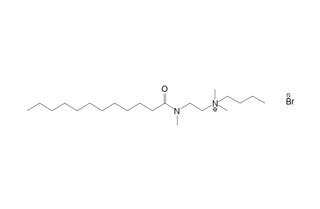 butyldimethyl[2-(N-methyldodecanamido)ethyl]ammonium bromide