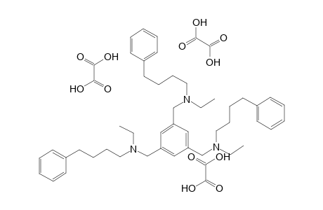 N,N',N''-Triethyl-N,N',N''-tris-(4-phenylbutyl)-benzol-1,3,5-trimethanamintrihydrogenoxalate