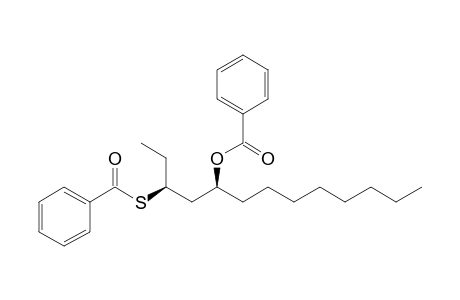 (3S,5S)-3-Benzoylthiotridec-5-yl benzoate