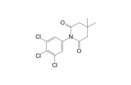 3,3-dimethyl-N-(3,4,5-trichlorophenyl)glutarimide