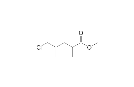 5-Chloro-2,4-dimethylpentanoic acid, methyl ester