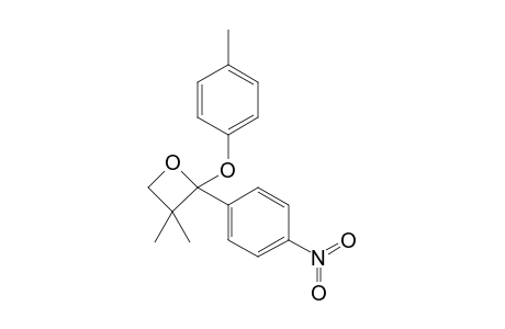 2-(4-Nitrophenyl)-2-(4-methylphenoxy)-3,3-dimethyloxetane