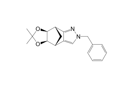 (4R,5R,6S,7S)-5,6-Isopropylidenedioxy-2-benzyl-4,5,6,7-tetrahydro-4,7-methano-2H-indazole