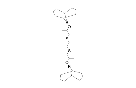 1,10-DIOXA-4,7-DITHIADECAN, 1,10-BIS(9-BORABICYCLO[3.3.1]NON-9-YL)-2,9-DIMETHYL-