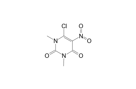 6-Chloranyl-1,3-dimethyl-5-nitro-pyrimidine-2,4-dione