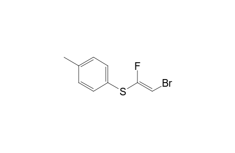 2-Bromo-1-p-tolylthio-1-fluoroethene