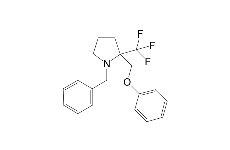 N-Benzyl-2-[(phenoxy)methyl]-2-(trifluoromethyl)pyrrolidine