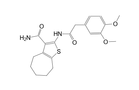 2-{[(3,4-dimethoxyphenyl)acetyl]amino}-5,6,7,8-tetrahydro-4H-cyclohepta[b]thiophene-3-carboxamide