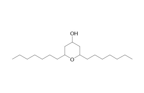 2,6-Diheptyltetrahydro-2H-pyran-4-ol