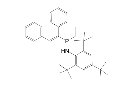 2,4,6-tritert-butyl-N-[[(E)-1,2-diphenylethenyl]-ethyl-phosphanyl]aniline