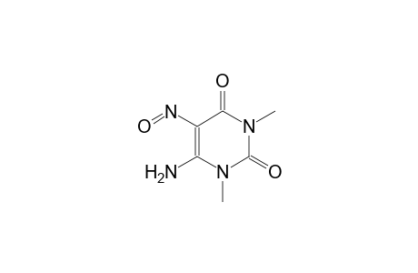 2,4(1H,3H)-pyrimidinedione, 6-amino-1,3-dimethyl-5-nitroso-
