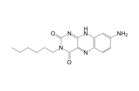 8-amino-3-hexylbenzo[g]pteridine-2,4(3H,10H)-dione