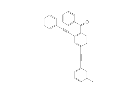 [2,4-Bis(3-tolylethynyl)phenyl]phenylmethanone