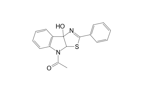 1-(8b-hydroxy-2-phenyl-3aH-thiazolo[5,4-b]indol-4-yl)ethanone