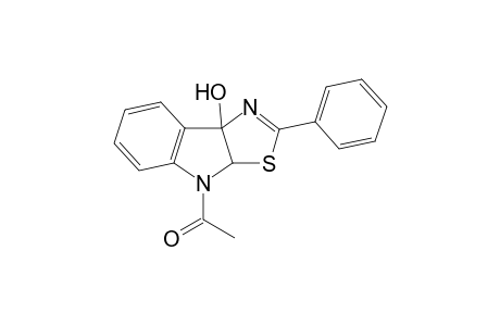 Ethanone, 1-(8b-hydroxy-2-phenyl-3a,8b-dihydrothiazolo[5,4-b]indol-4-yl)-