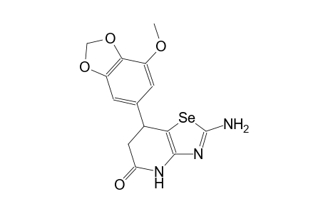 selenazolo[4,5-b]pyridin-5(4H)-one, 2-amino-6,7-dihydro-7-(7-methoxy-1,3-benzodioxol-5-yl)-