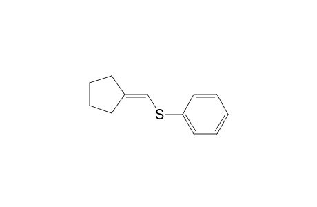 (Cyclopentylidenemethylthio)benzene